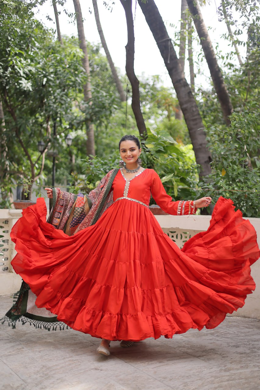 GOWN WITH DUPATTA