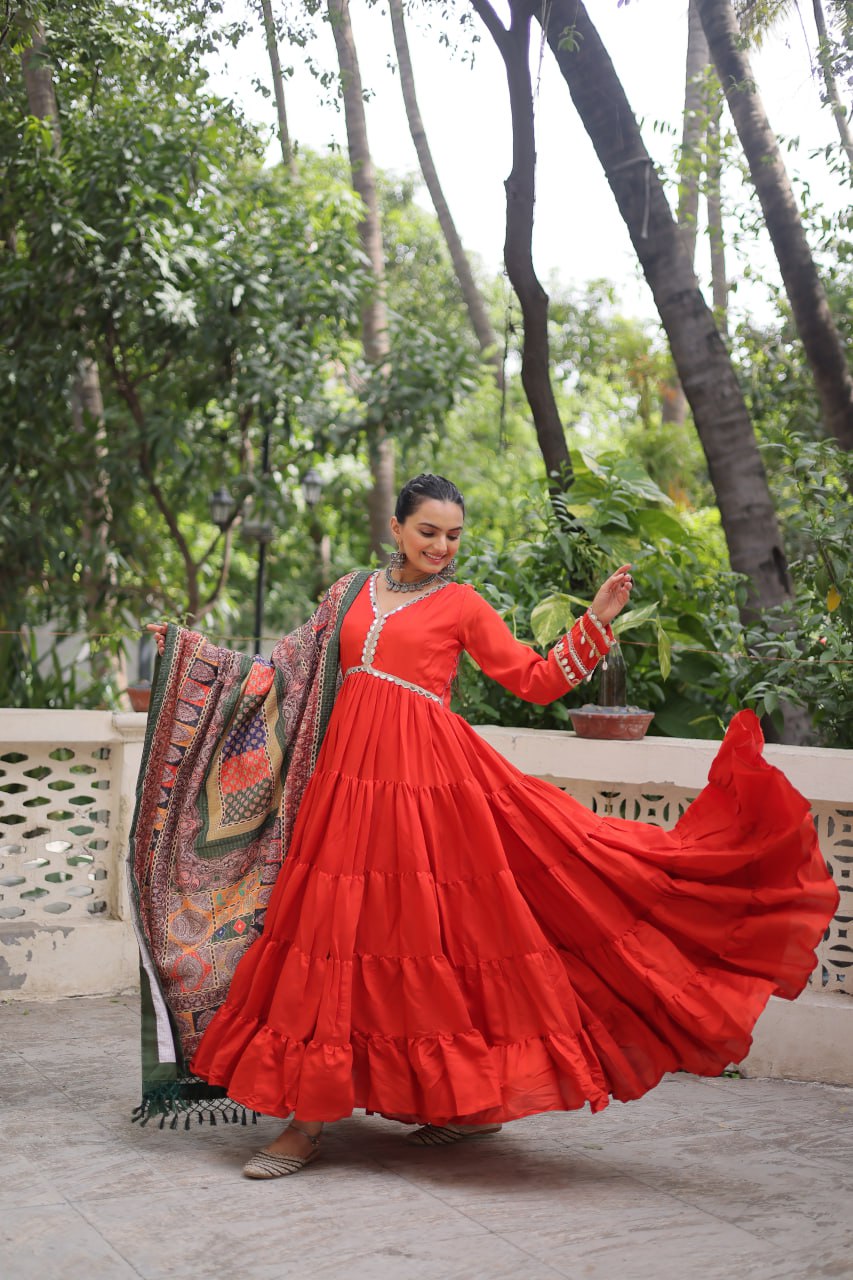 GOWN WITH DUPATTA