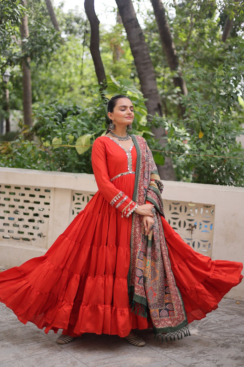 GOWN WITH DUPATTA