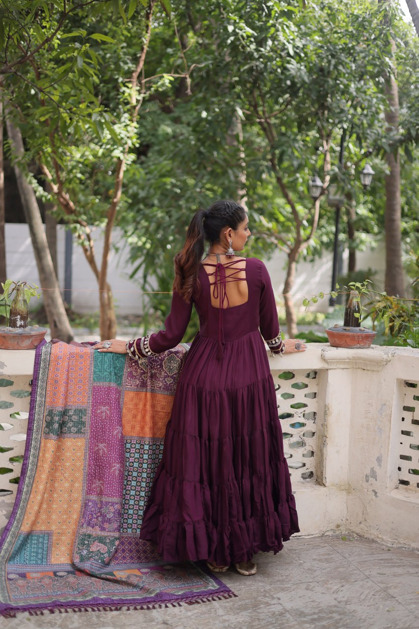 GOWN WITH DUPATTA