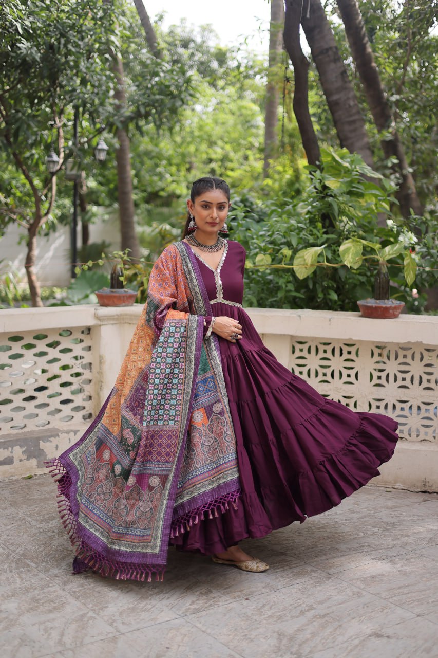 GOWN WITH DUPATTA
