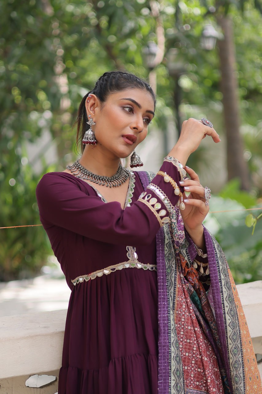 GOWN WITH DUPATTA