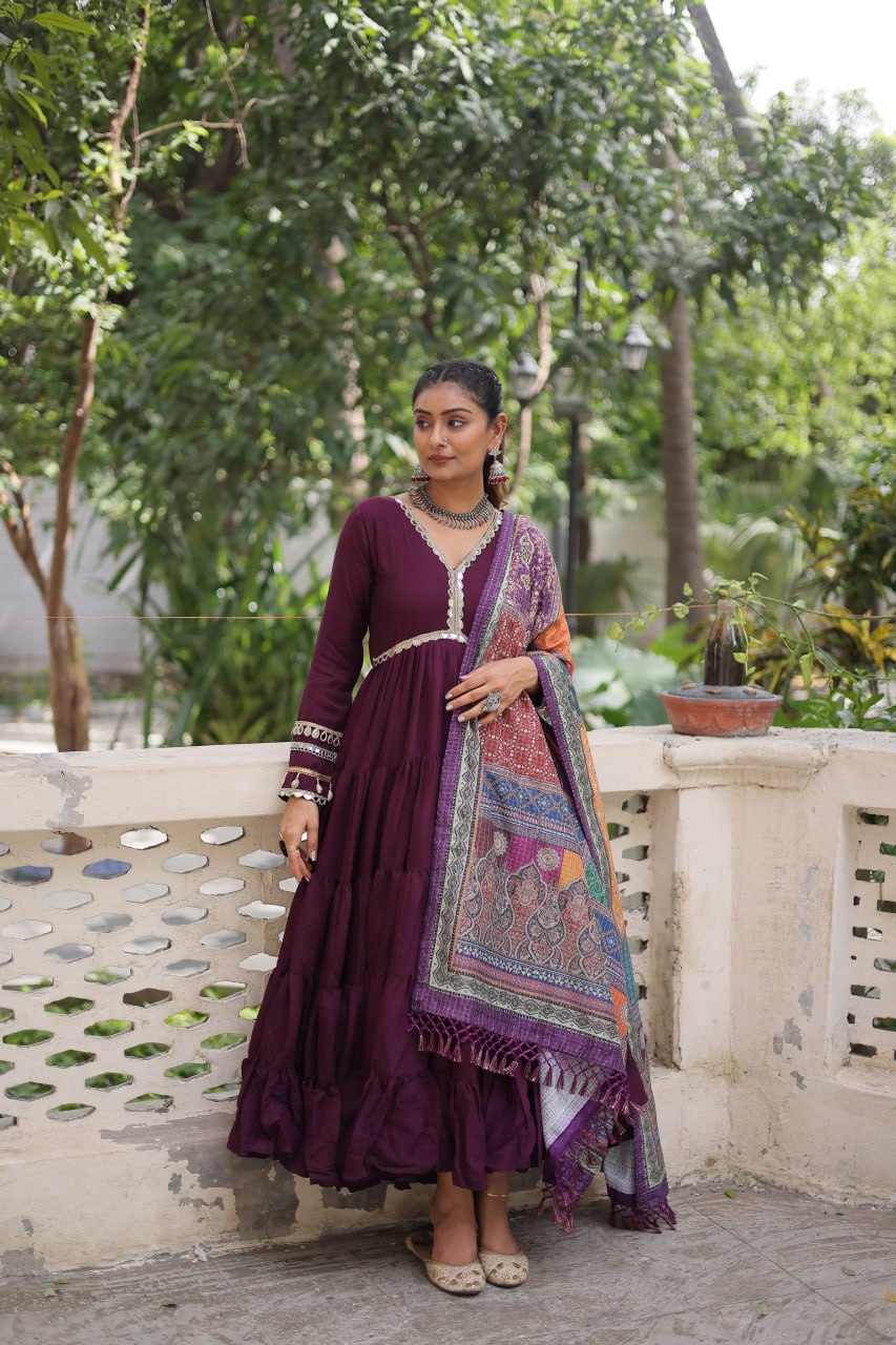 GOWN WITH DUPATTA