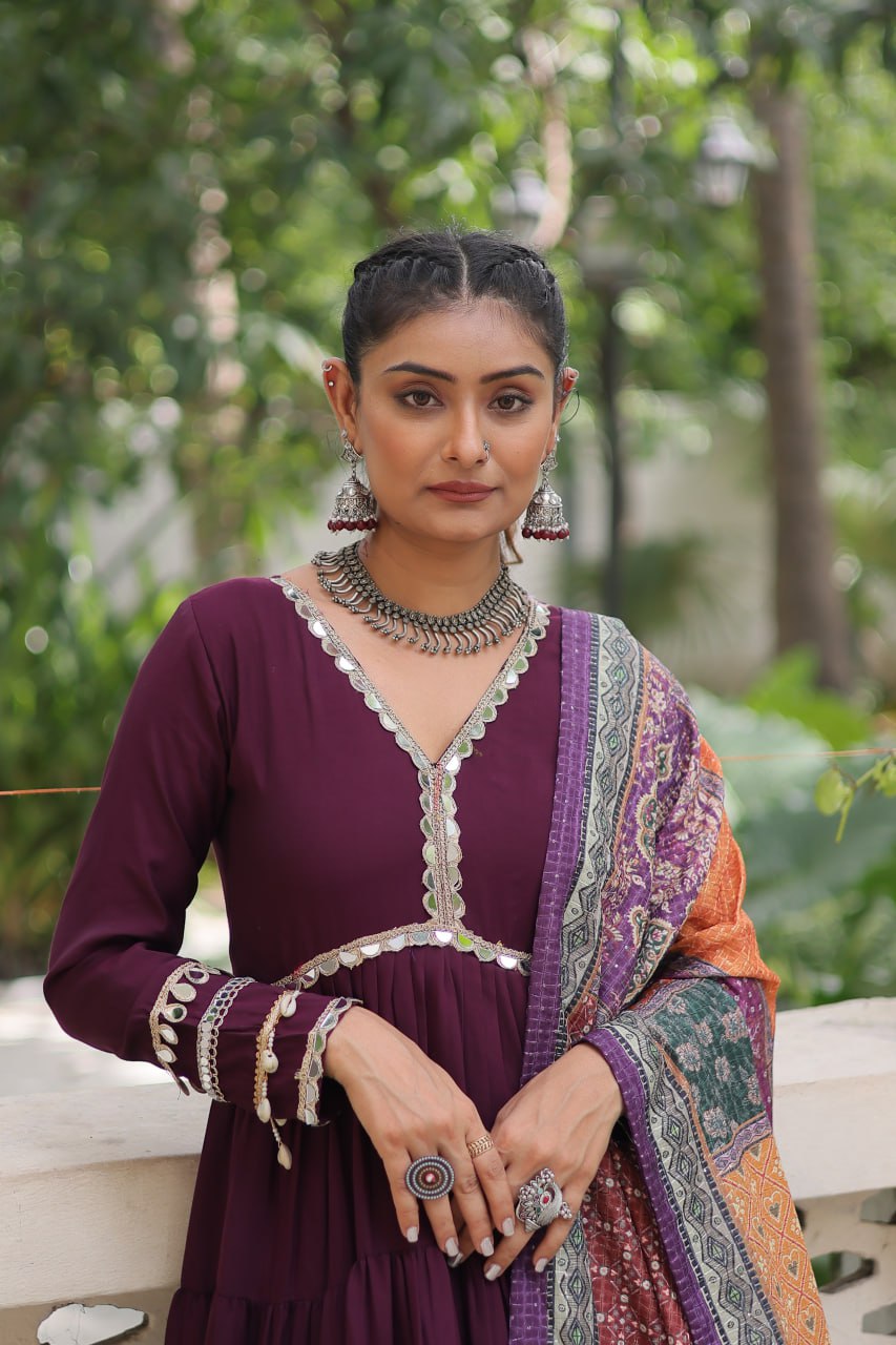 GOWN WITH DUPATTA