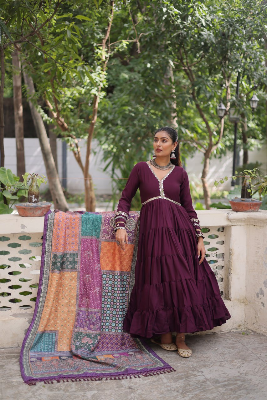 GOWN WITH DUPATTA