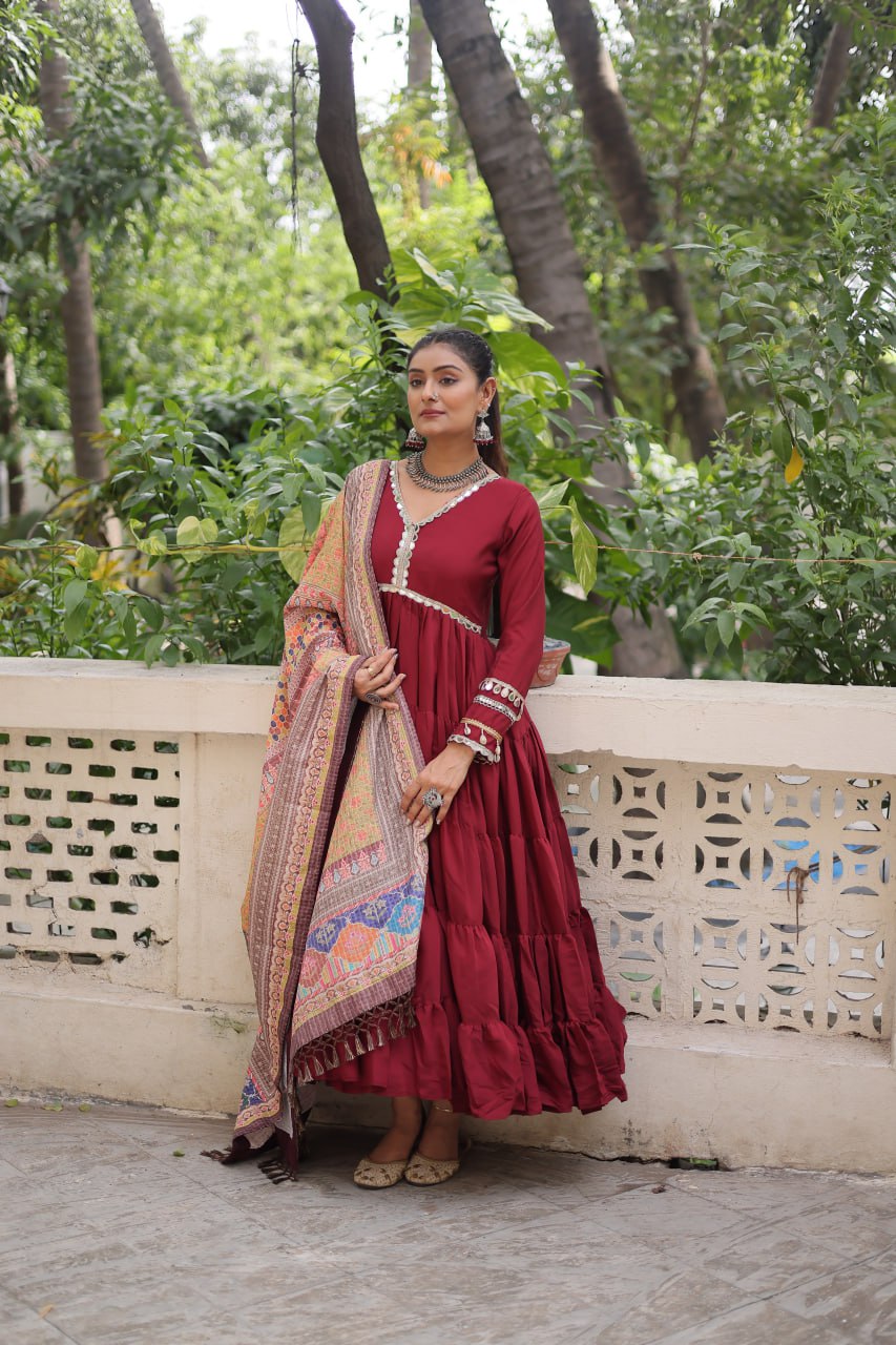 GOWN WITH DUPATTA