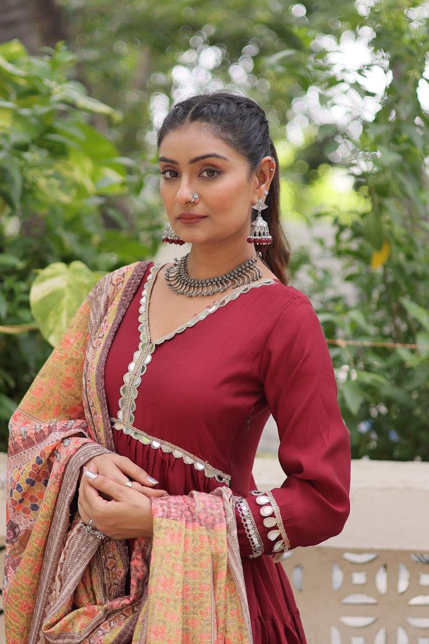 GOWN WITH DUPATTA