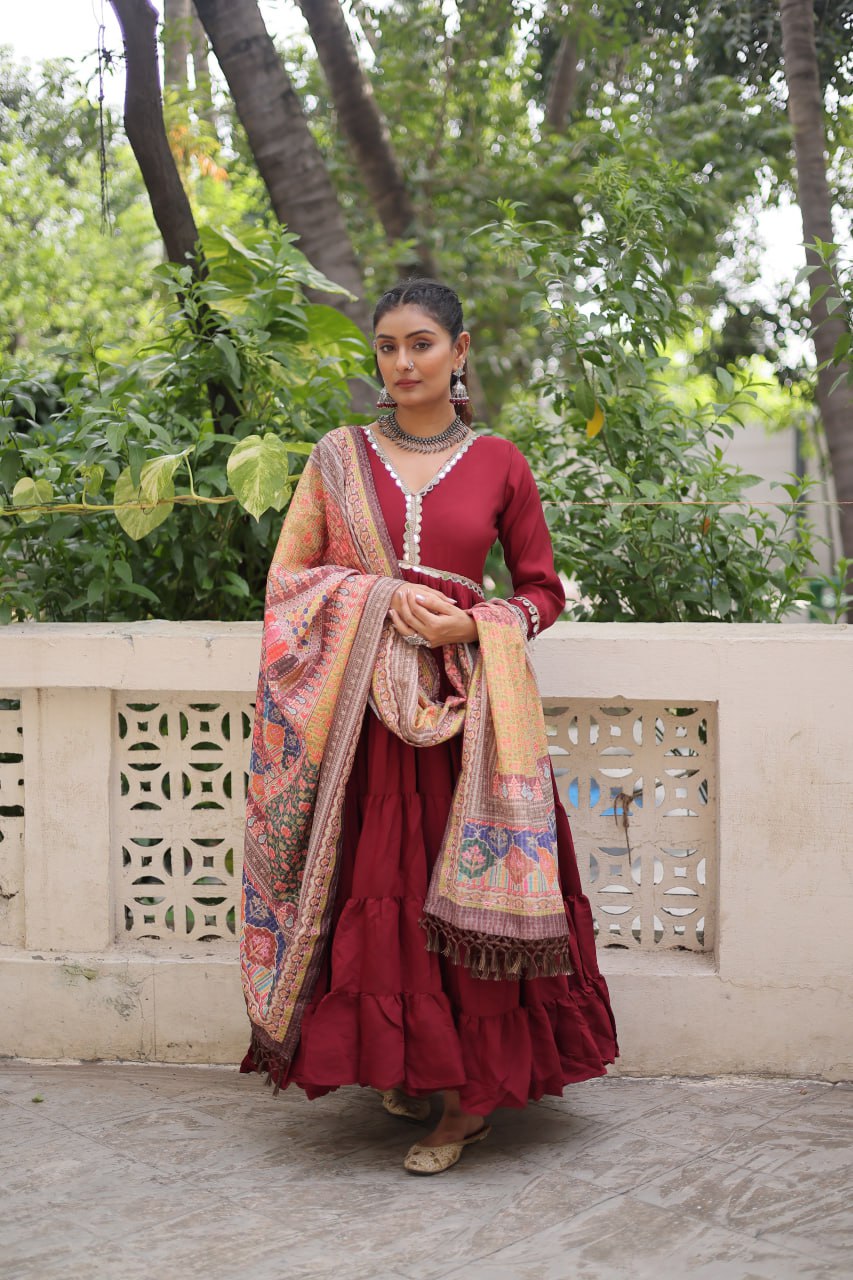 GOWN WITH DUPATTA