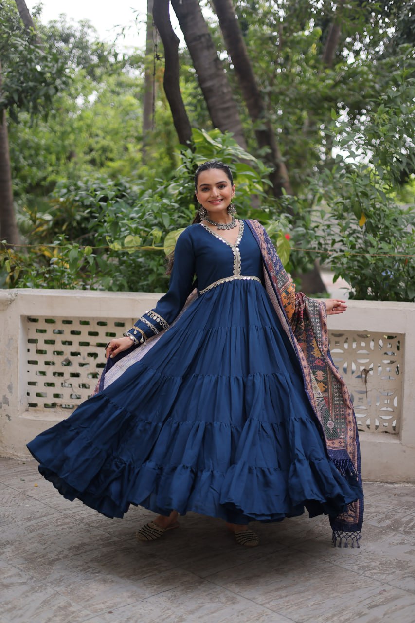 GOWN WITH DUPATTA