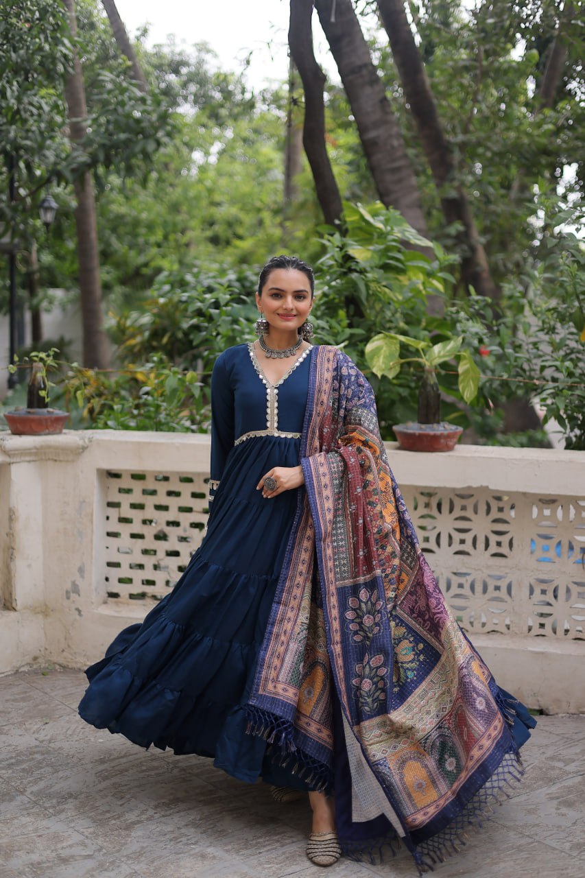 GOWN WITH DUPATTA
