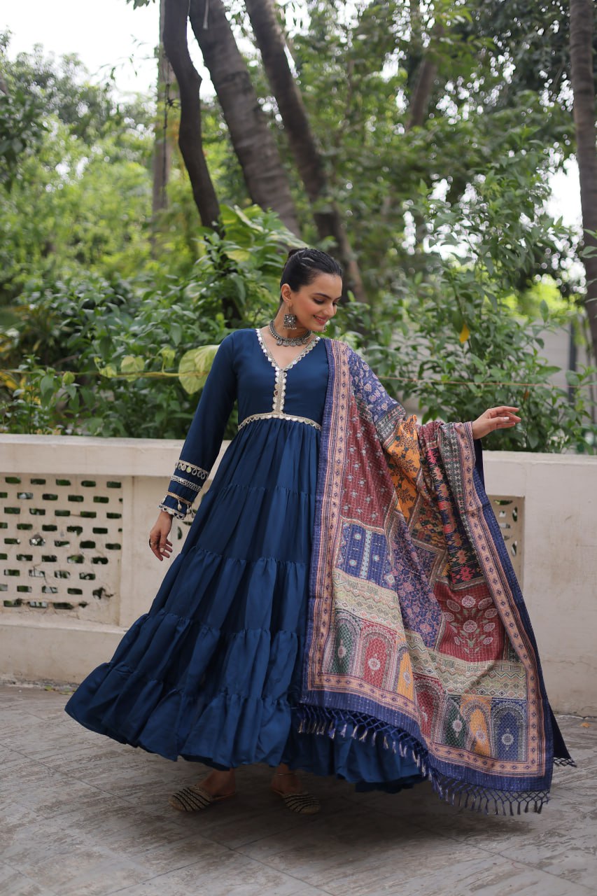 GOWN WITH DUPATTA