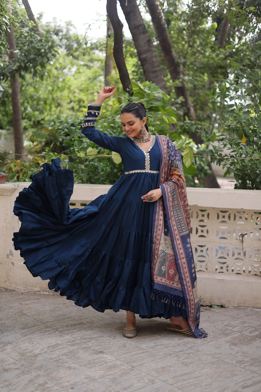 GOWN WITH DUPATTA