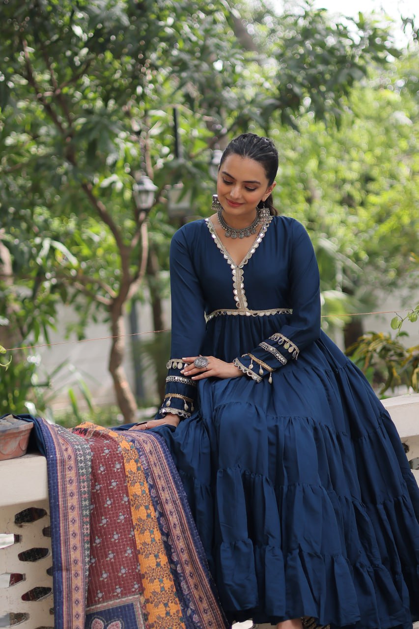 GOWN WITH DUPATTA