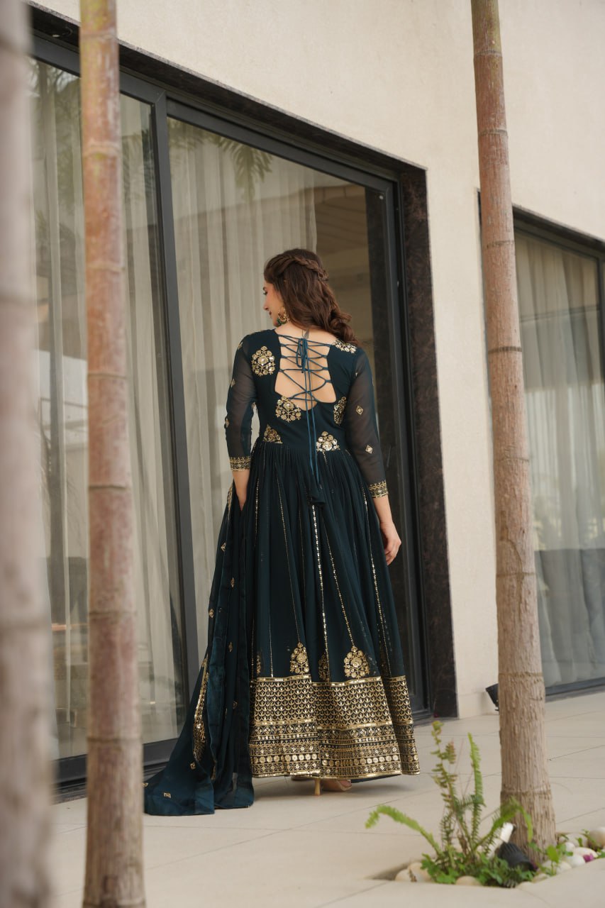 GOWN-DUPATTA
