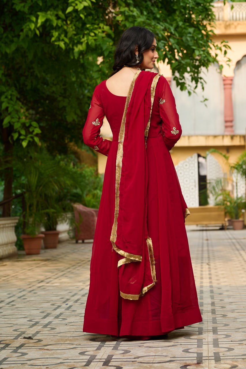 GOWN-DUPATTA