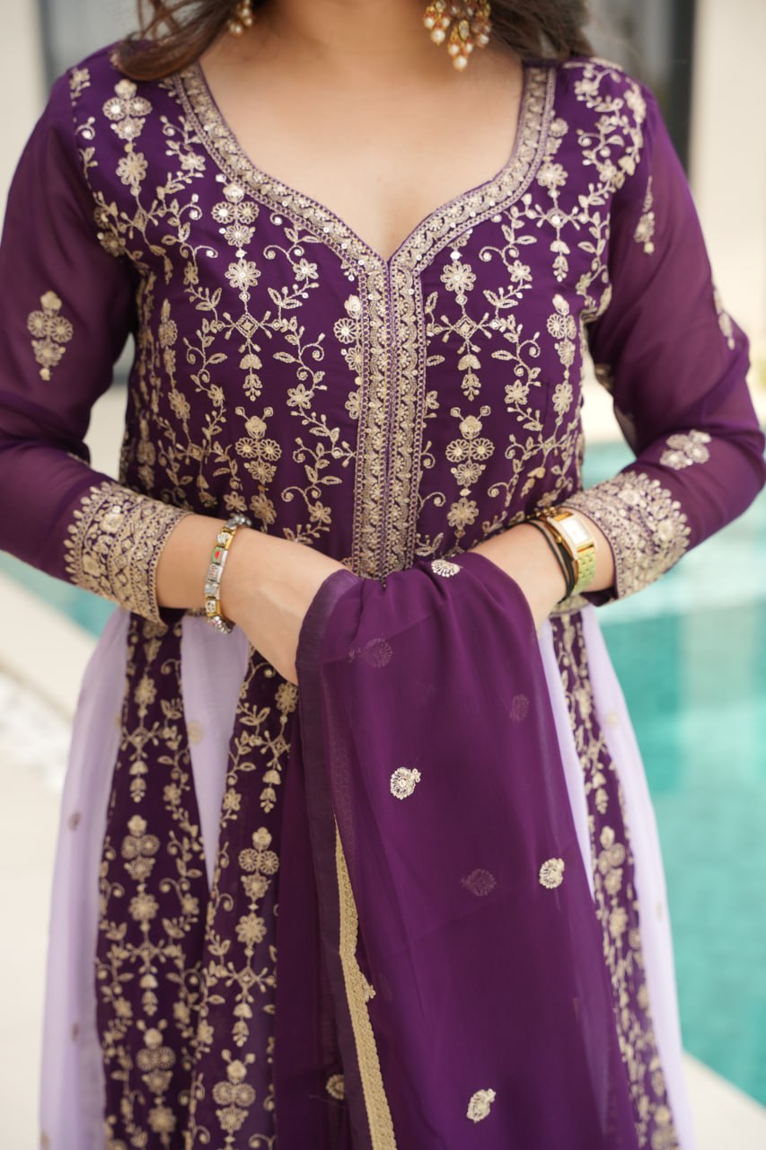 GOWN-DUPATTA