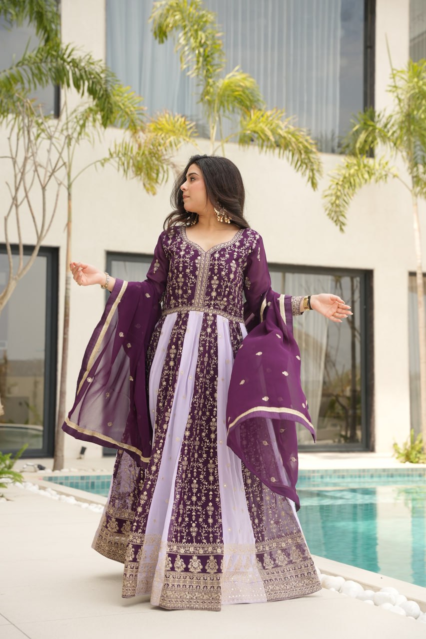 GOWN-DUPATTA
