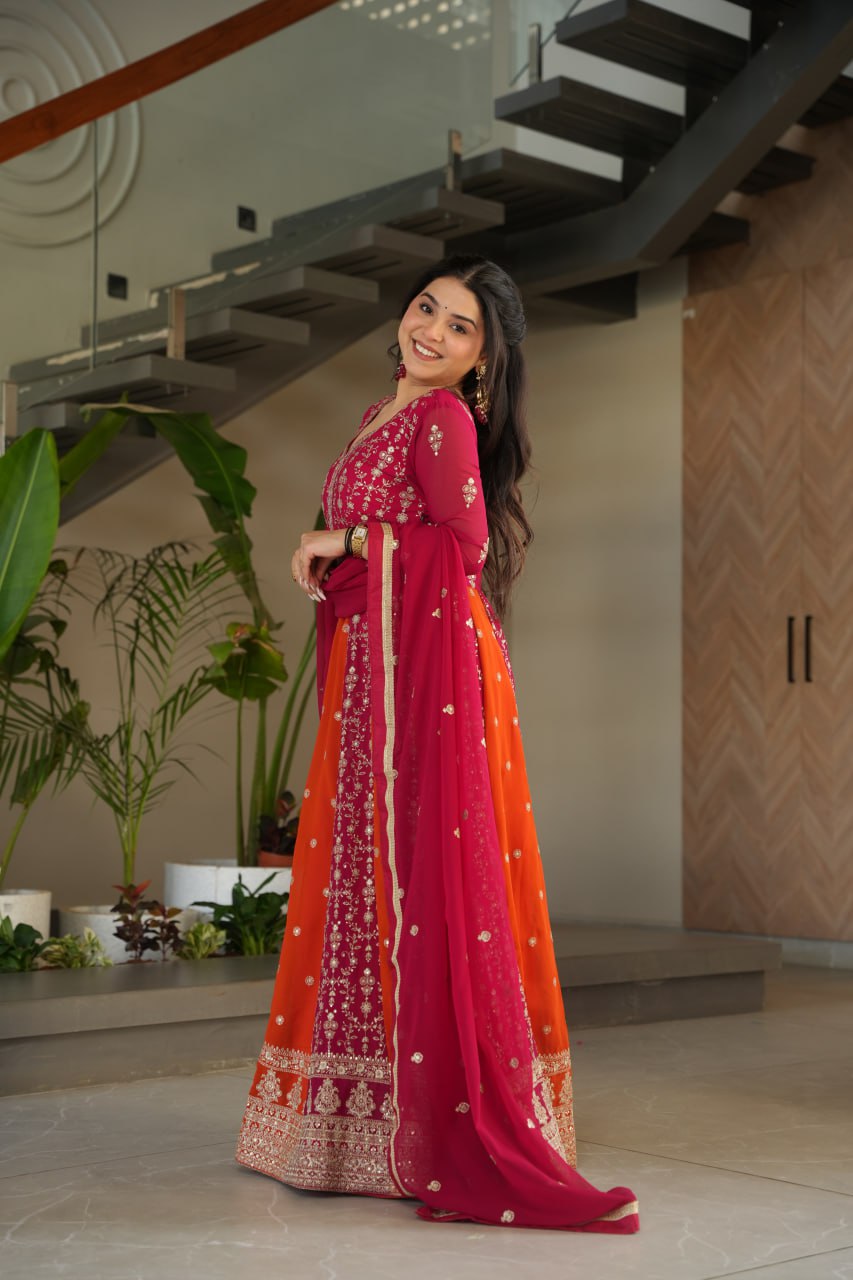 GOWN-DUPATTA