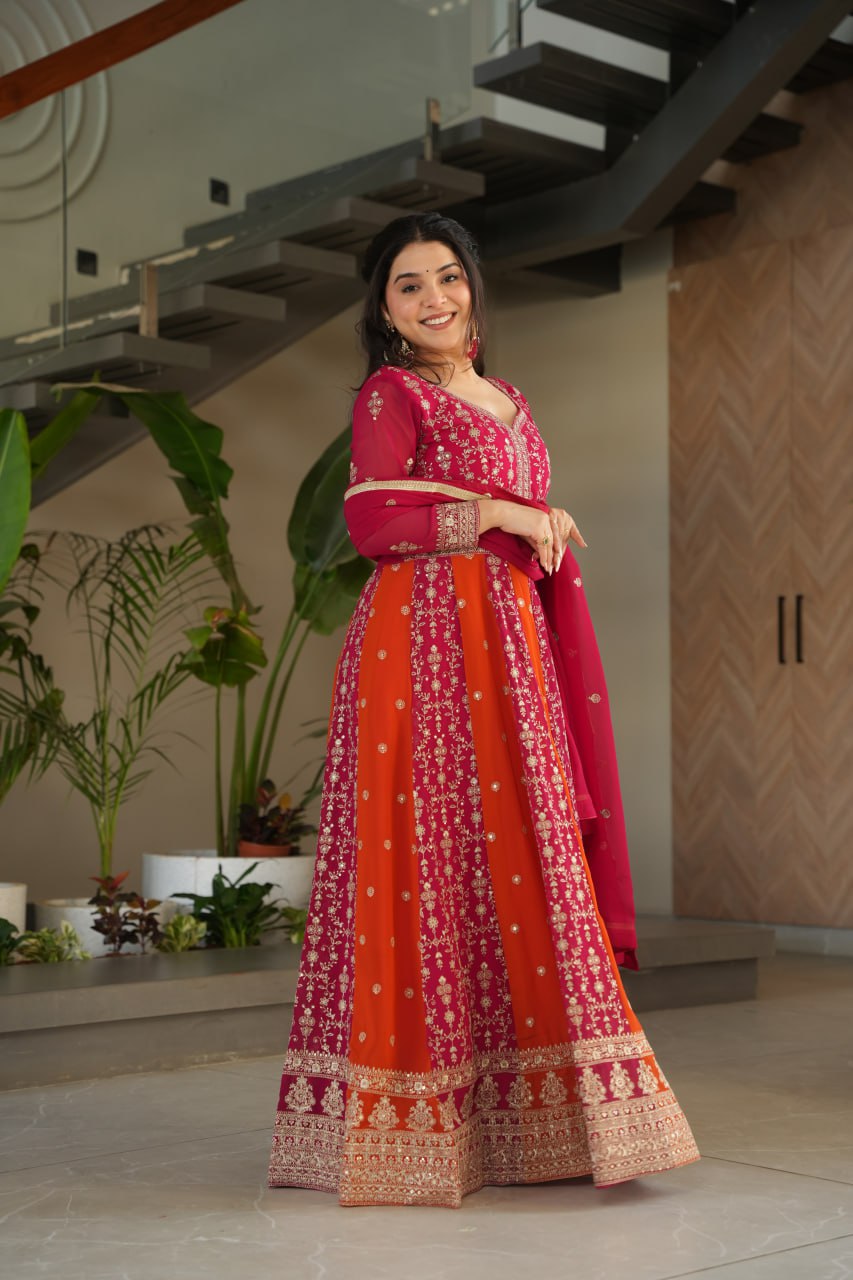 GOWN-DUPATTA