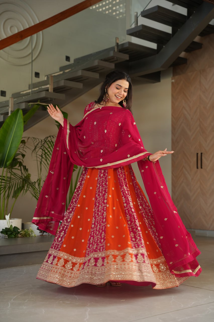 GOWN-DUPATTA