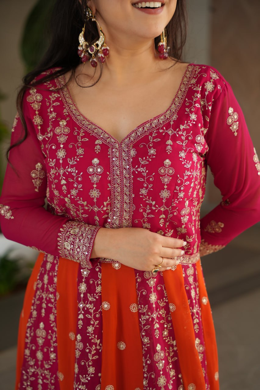 GOWN-DUPATTA