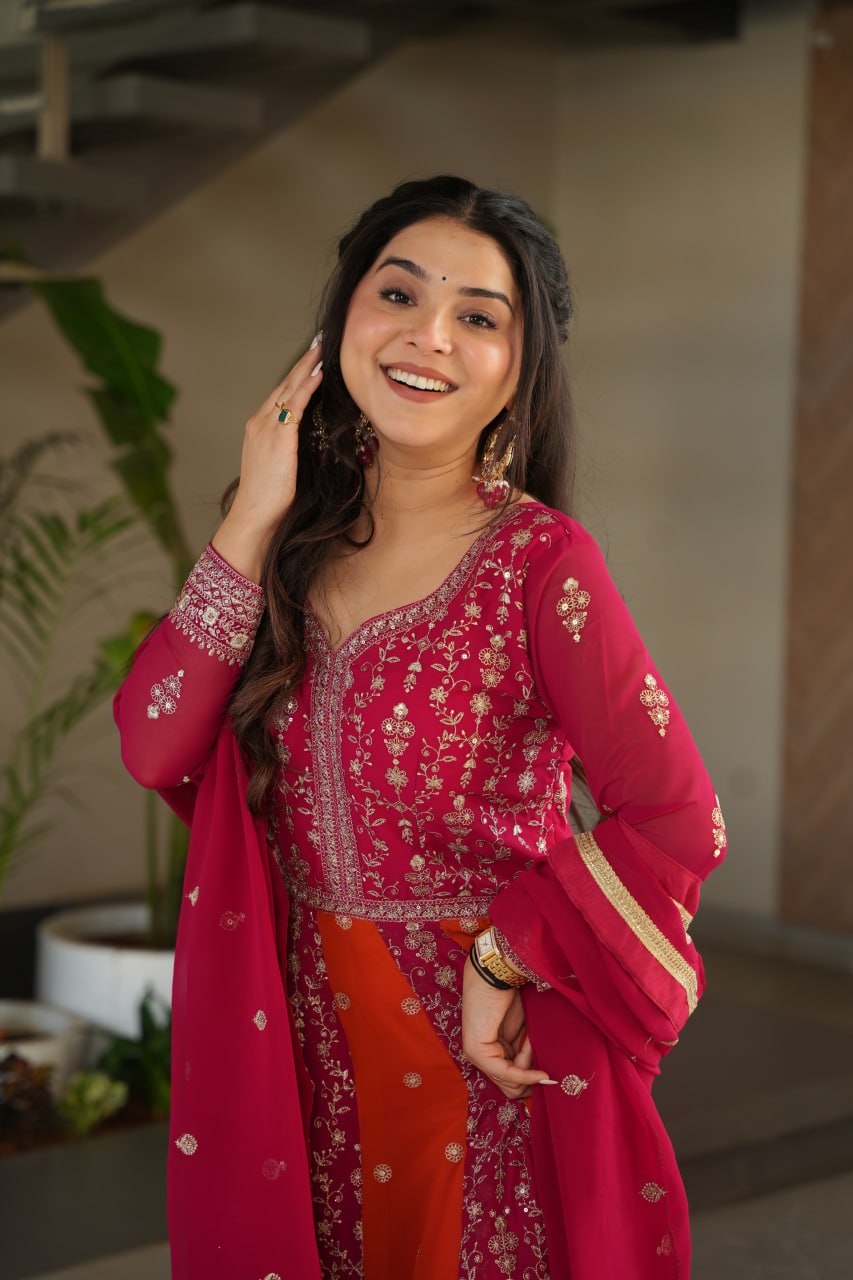GOWN-DUPATTA