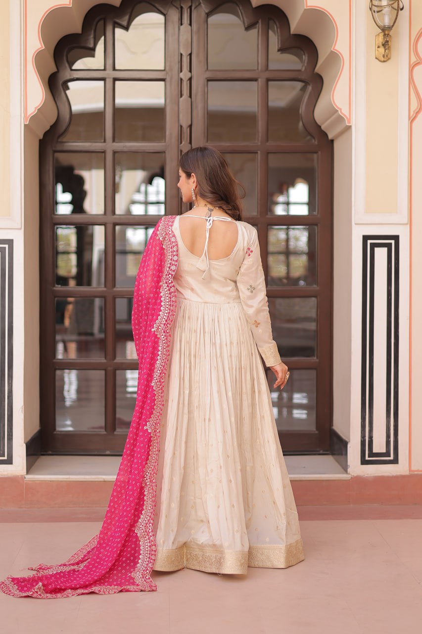 GOWN-DUPATTA