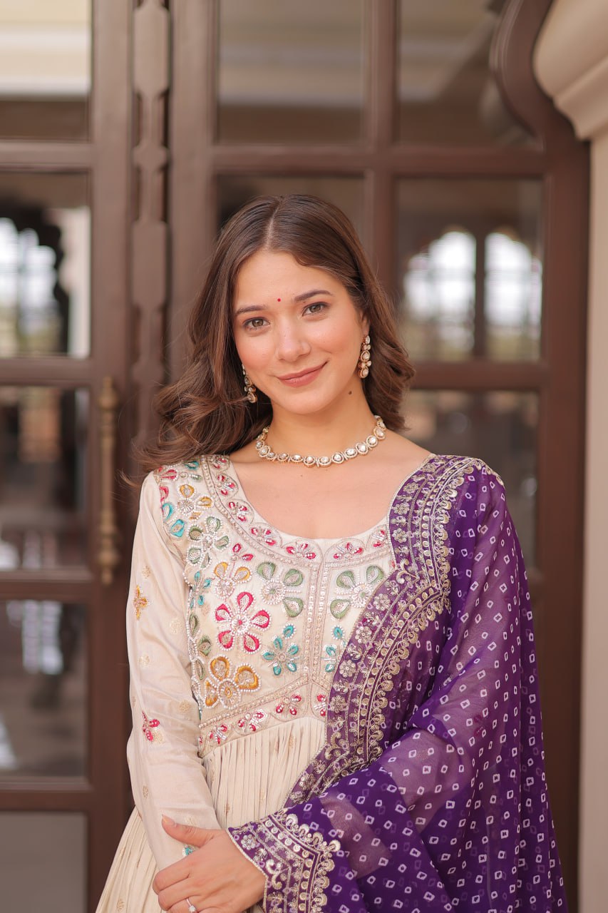 GOWN-DUPATTA