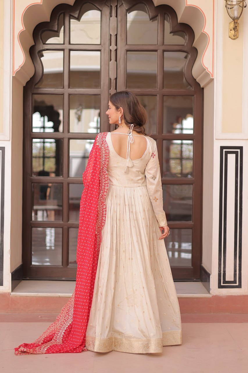 GOWN-DUPATTA