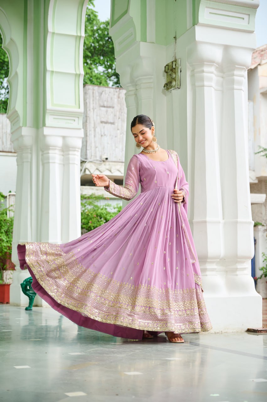 GOWN WITH DUPATTA