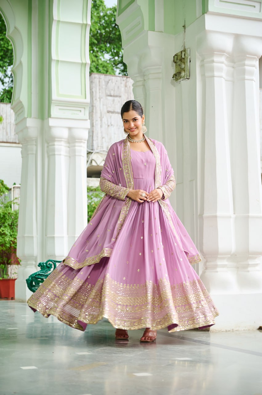 GOWN WITH DUPATTA