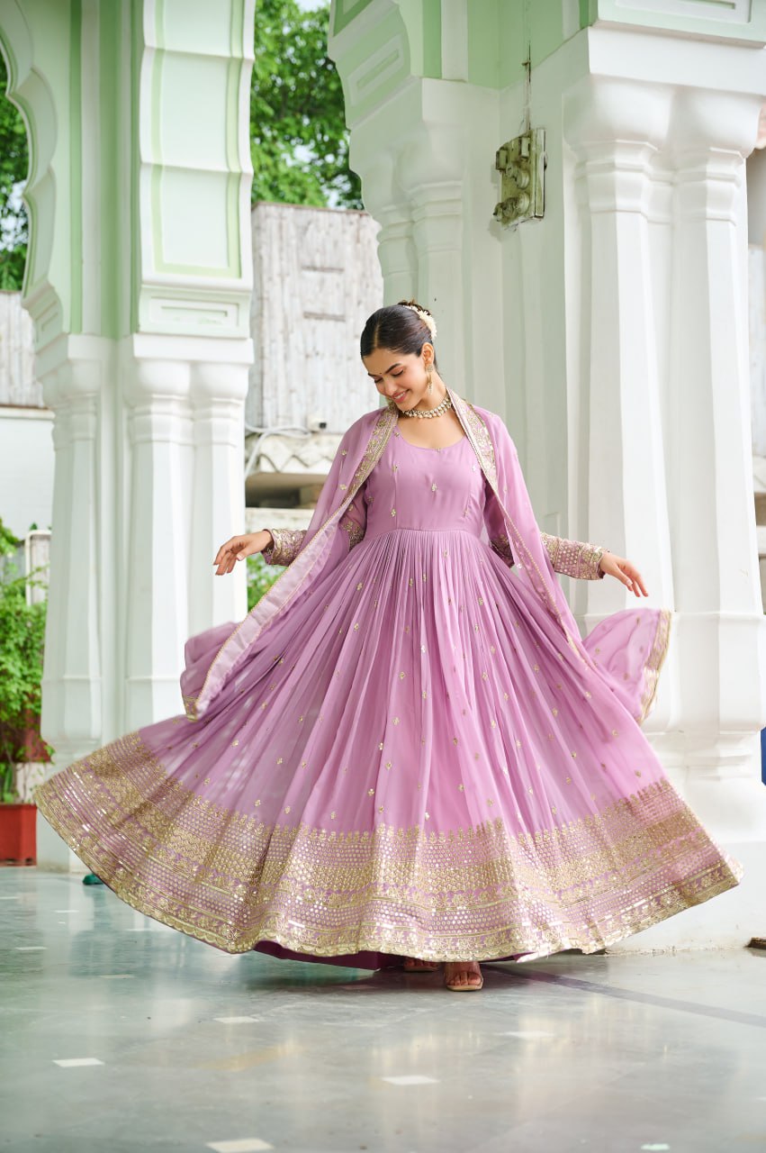 GOWN WITH DUPATTA