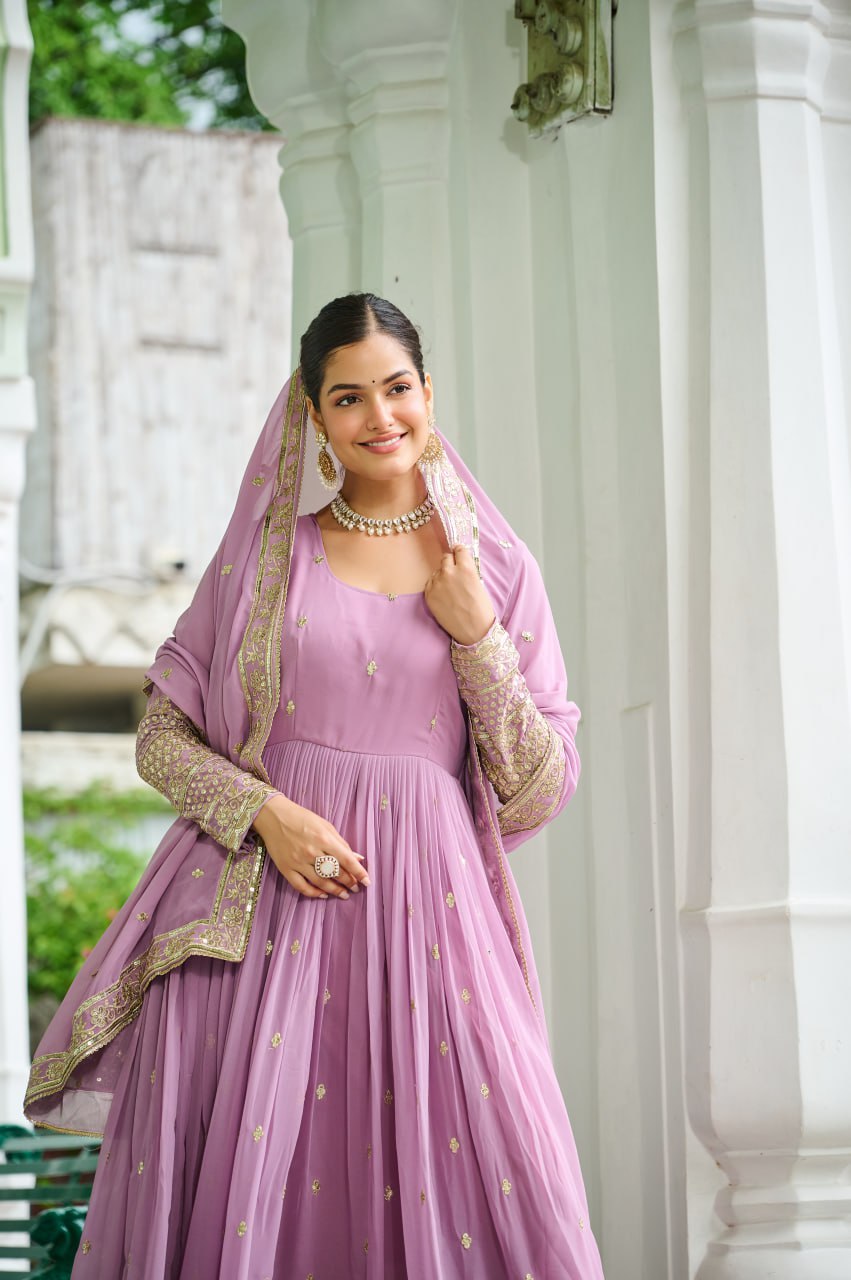 GOWN WITH DUPATTA
