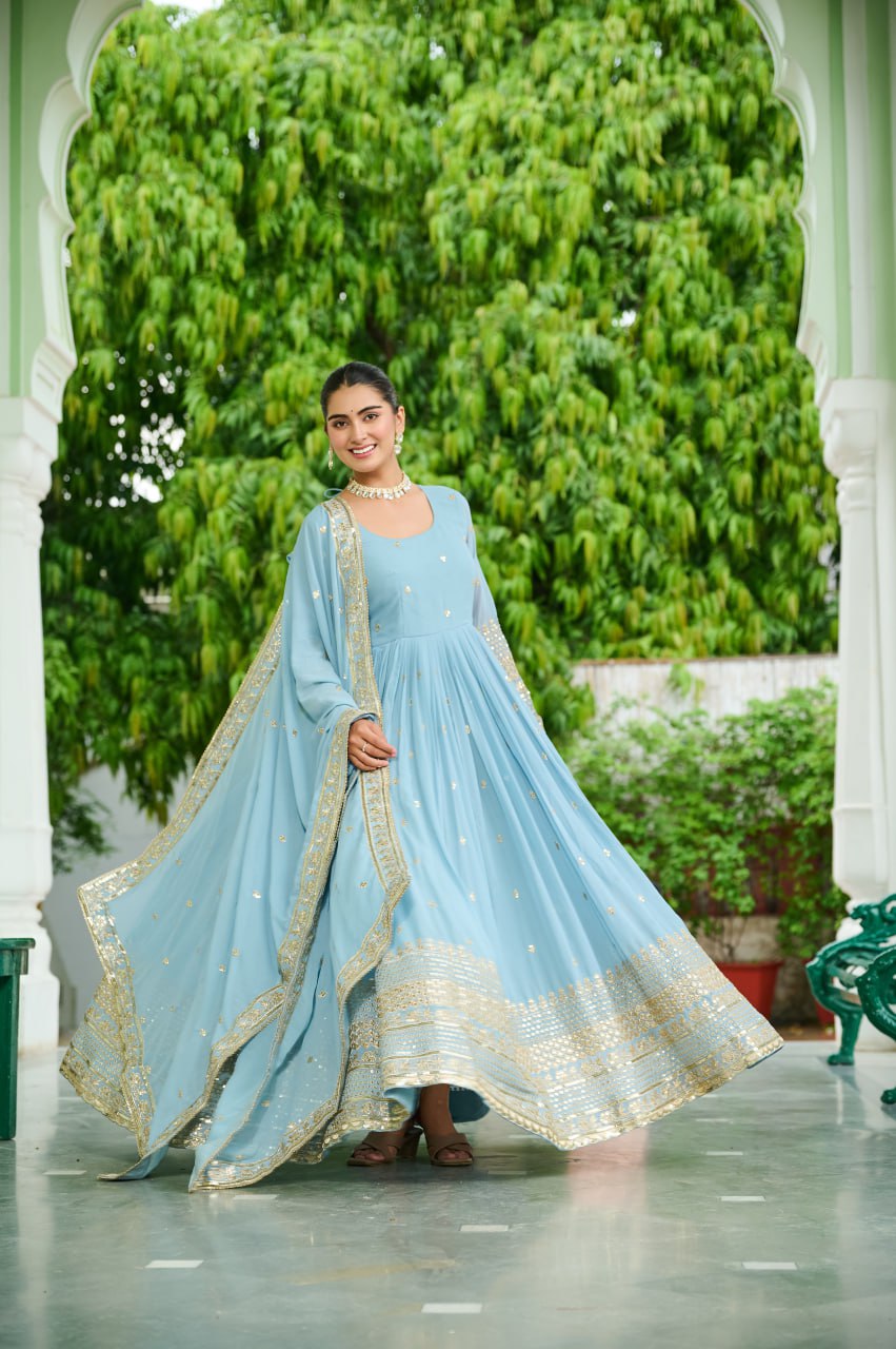 GOWN WITH DUPATTA
