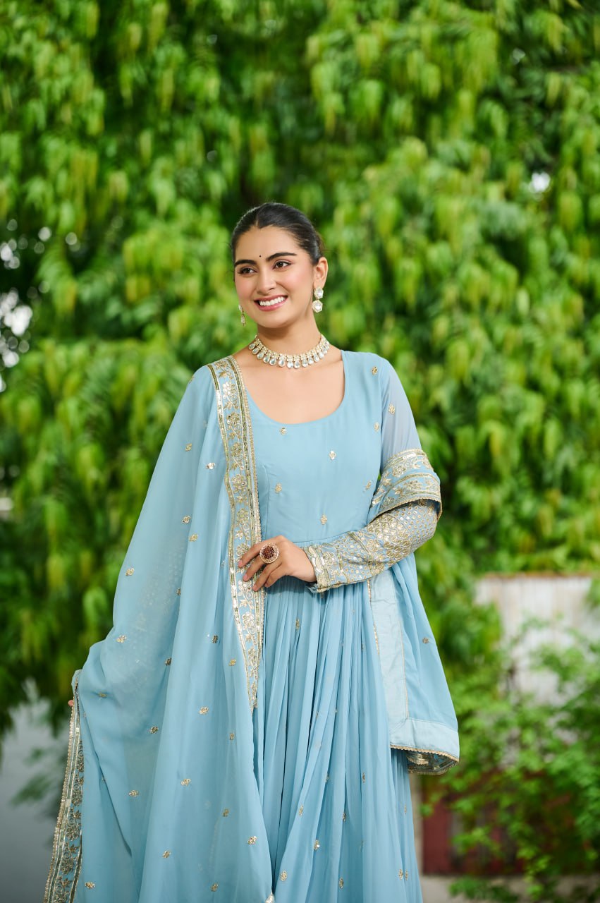 GOWN WITH DUPATTA