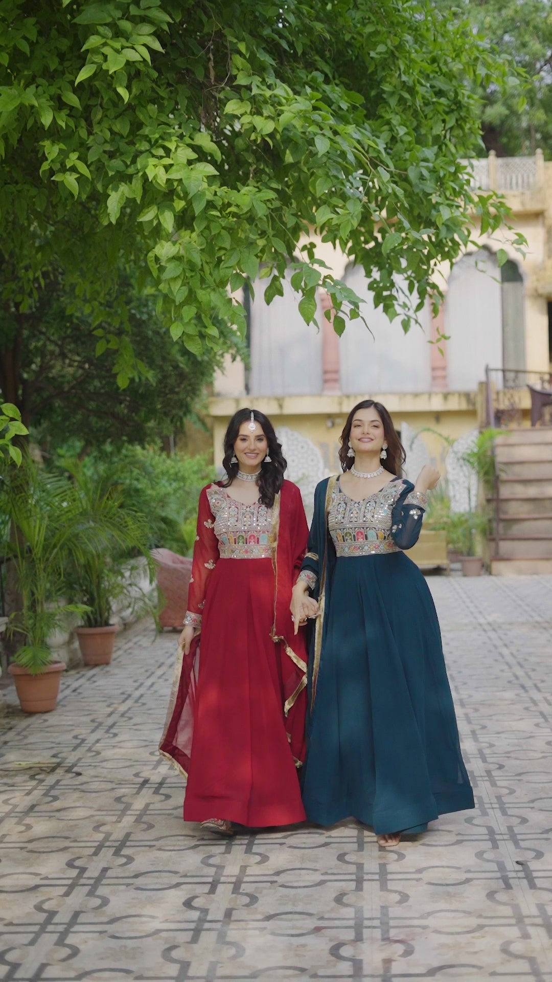 GOWN-DUPATTA